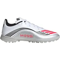 adidas F50 Messi League TF Kinder Cloud White/Lucid Red/Silver Metallic 36