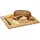 Relaxdays Schneidebrett Bambus 1 St. 56,5 x 50 cm Braun