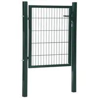 Homcom Gartentor Zauntor Hoftür aus Stahl 97 x 150