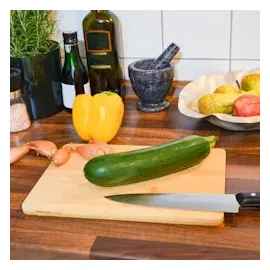 Dune Design DuneDesign Schneidebrett Bambus 30x22 Holzbrett Frühstücksbrett