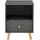 [en.casa] Beistelltisch, Dunkelgrau Holzwerkstoff, 1 Schubladen, Rechteckig, 40x54x30 cm Wohnzimmer, Wohnzimmertische, Couchtische