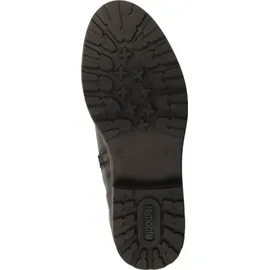 REMONTE Hochschaftstiefel - Nachtschwarz / Braun Glattleder Größe: 40 Normal - Schwarz