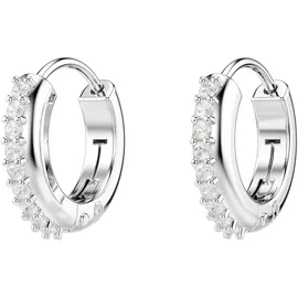 Swarovski Creolen Matrix Kreolen, Rundschliff, Weiß,