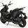 Burnout Motorroller BAD s Mattschwarz 50ccm 25 kmh Mofa Sportlich Scooter