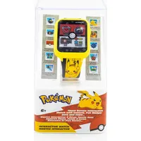 Pokemon Kinder Smartwatch Gelb mit integrierter Kamera, Spielen und Schrittzähler - Gelb
