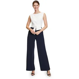 Vera Mont Damen mit weitem Bein Dunkelblau/Weiß,40