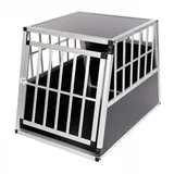 zoomundo Hundetransportbox / Kofferraumbox aus Aluminium - 1-Türig Premium