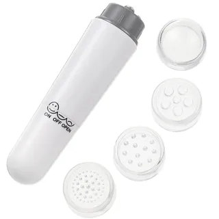 HEALIFTY Gesichtsmassagegerät 4 in 1 Elektrische Gesichtsmassagegerät Mini Akupressur Massagegerät für Schmerzen Schmerzlinderung (weiß)