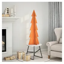 vidaXL Weihnachtsbaum Wachsbraun 112 cm