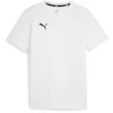 Puma teamGOAL Casuals Tee Jr T-Shirt, Puma White-puma Black, 128