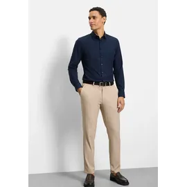Olymp Businesshemd OLYMP No. Six super slim", Herren, Gr. 39, N-Gr, blau (marine), 64% Baumwolle, 27% Polyester, 9% Elasthan, Hemden,