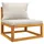 vidaXL Garten-Lounge-Set 4-tlg. braun