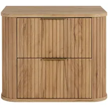 3e 3xe living.com 3xE Living Badezimmerschrank,, Braun, Kunststoff, 2 Schubladen, 60x51.7x41.5 cm, Badezimmer, Badezimmerschränke, Waschbeckenunterschränke