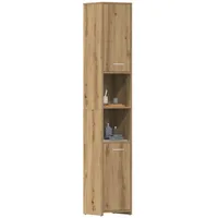 VidaXL Badschrank Artisan-Eiche 30x30x183,5 cm Holzwerkstoff