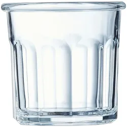 Arcoroc Eskale Tumbler, Trinkglas, 90ml, Glas gehärtet, transparent, 6 Stück