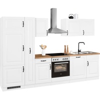 wiho Küchen Küchenzeile »Erla«, ohne E-Geräte, Breite 310 cm, weiß