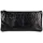 Clairefontaine 4x Flaches Schlamermäppchen 22x11cm schwarz Pythonschwarz 410181C