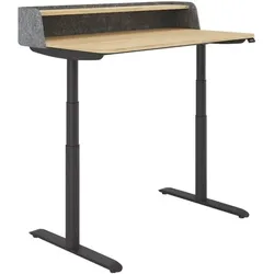 Sedus Schreibtisch »se:desk home« elektrisch braun, 120x128x70 cm