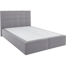 Home Affaire Boxbett HOME AFFAIRE "Ovalo", grau, B:154cm L:210cm, Komplettbetten, Boxspringbett, wahlweise mit Bettkasten, in H2, H3 & H4 erhältilich, Topseller
