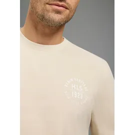 H.I.S. Langarmshirt beige XL