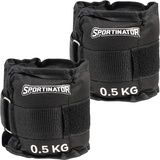 SPORTINATOR Arm- & Bein-Gewichtsmanschetten 0,5 kg 2 Stück-Größe:2 x 0,5 kg