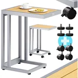 CASARIA Beistelltisch 50 x 40 x 66 cm Braun