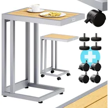 CASARIA Beistelltisch 50 x 40 x 66 cm Braun
