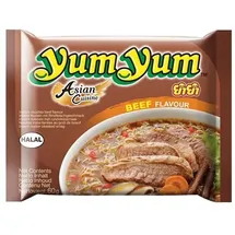 YumYum Instant Nudeln mit Rind Beef Geschmack 60g sättigend authentisch würzig