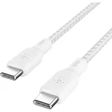Belkin BoostCharge USB-C/USB-C Kabel 100W 2m weiß CAB014bt2MWH