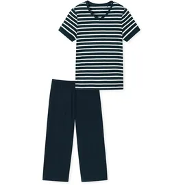 SCHIESSER Schlafanzug Casual Essentials Blau 5XL