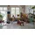 Light & Living Lampenschirm Zylinder Velours Blau Ø 35cm