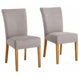 Home Affaire »Queen«, Polsterstuhl BESTSELLER« (Set), 4 St., Luxus-Microfaser, bezogen mit Web- oder Strukturstoff, Microfaser oder Kunstleder