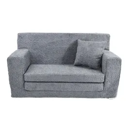FORTISLINE Kindersofa Fortisline 83 x 47 x 43 cm Textil grau