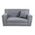 FORTISLINE Kindersofa Fortisline 83 x 47 x 43 cm Textil grau