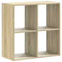 vidaXL Bücherregal 68,5 x 32 x 68,5 cm Braun