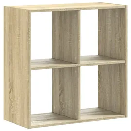 vidaXL Bücherregal 68,5 x 32 x 68,5 cm Braun