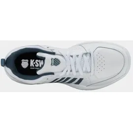 K-Swiss Court Express 2 Carpet Herren Weiß/Petrol 41,5