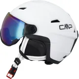 CMP Wa-2 Ski Helmet With Visor bianco-nero (00XS) L