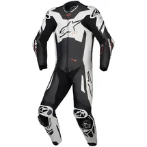 Alpinestars GP Plus V4 Sprint Lederkombi - Schwarz/Weiß/Neon-Rot / 54