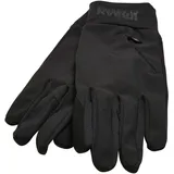 URBAN CLASSICS Logo Cuff Performance Gloves Schwarz S/M