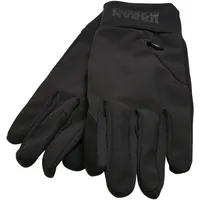 URBAN CLASSICS Logo Cuff Performance Gloves Schwarz S/M