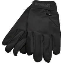 URBAN CLASSICS Logo Cuff Performance Gloves Schwarz S/M