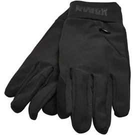 URBAN CLASSICS Logo Cuff Performance Gloves Schwarz S/M