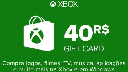 Xbox Live-Geschenkkarte 40 BRL