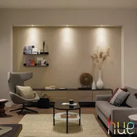 Philips Hue White Ambiance Milliskin Einbauleuchte rund weiß