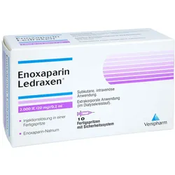 ENOXAPARIN Ledraxen 2.000 I.E. 20mg/0,2ml F.Sp. 10 St