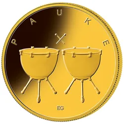 Bundesrepublik, Pauke, 50 Euro, 2021, gem. PZ