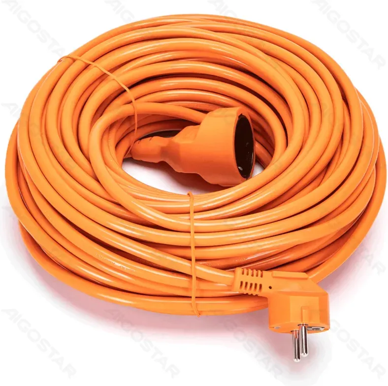 Aigostar Verlängerungskabel 30 m, 3G1,5 mm2, mit Schutzkontakt (Schuko), Outdoor, Orange