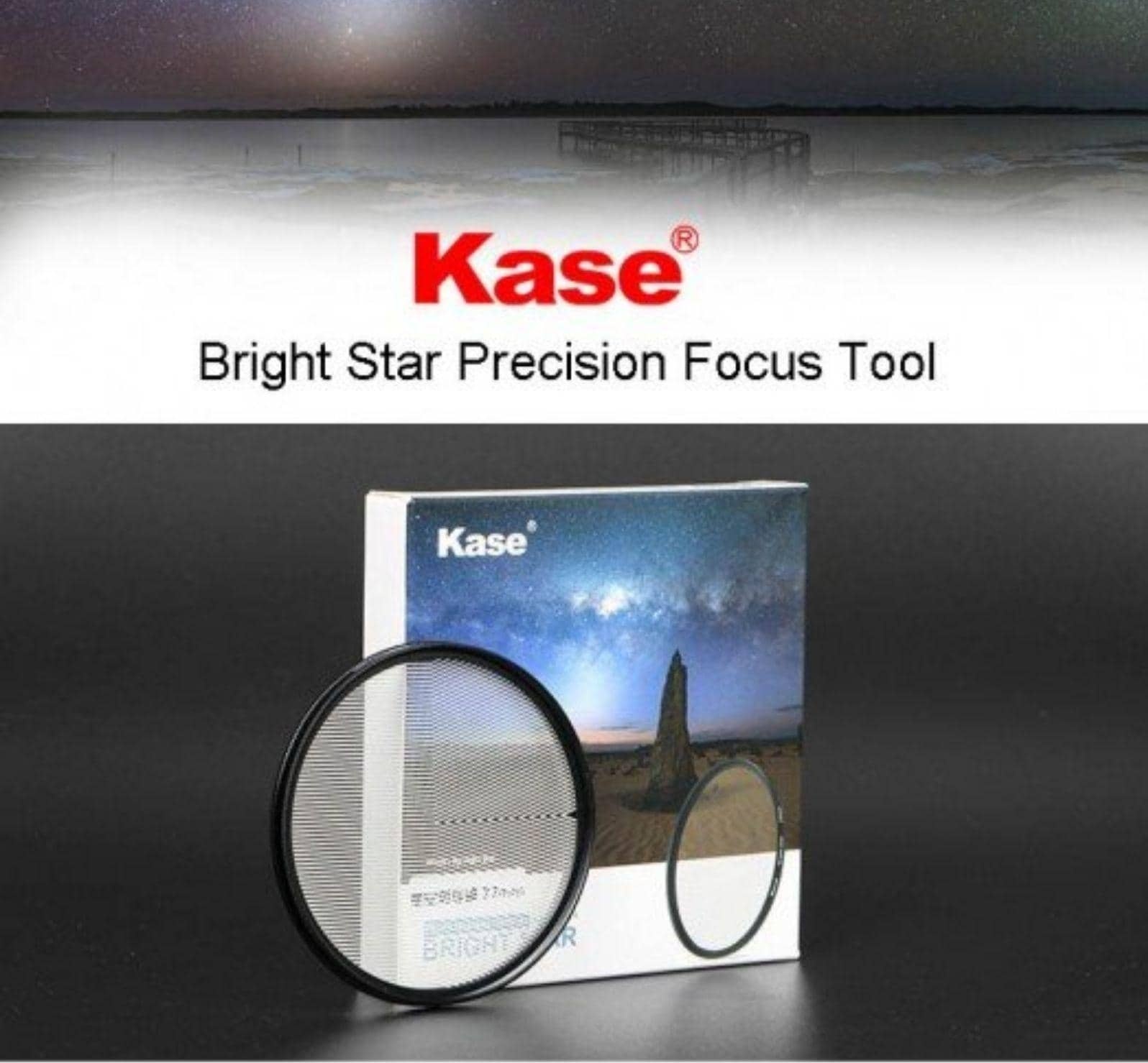 Kase ROUND Einschraub Precision Focus Tool Astro Fokussierhilfe (82 mm, Effekt Filter), Objektivfilter