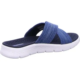 SKECHERS GO Walk Flex Sandale Impressed, Navy Textile, 37 EU